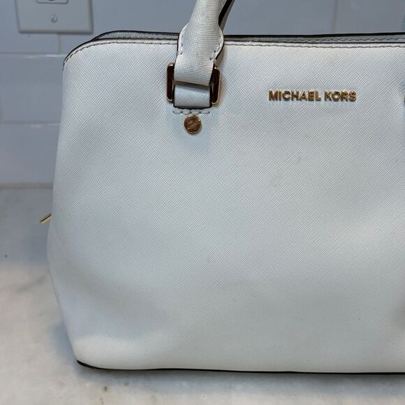 Michael Kors Savannah Medium Convertible Satchel Bag - Picture 3 of 16